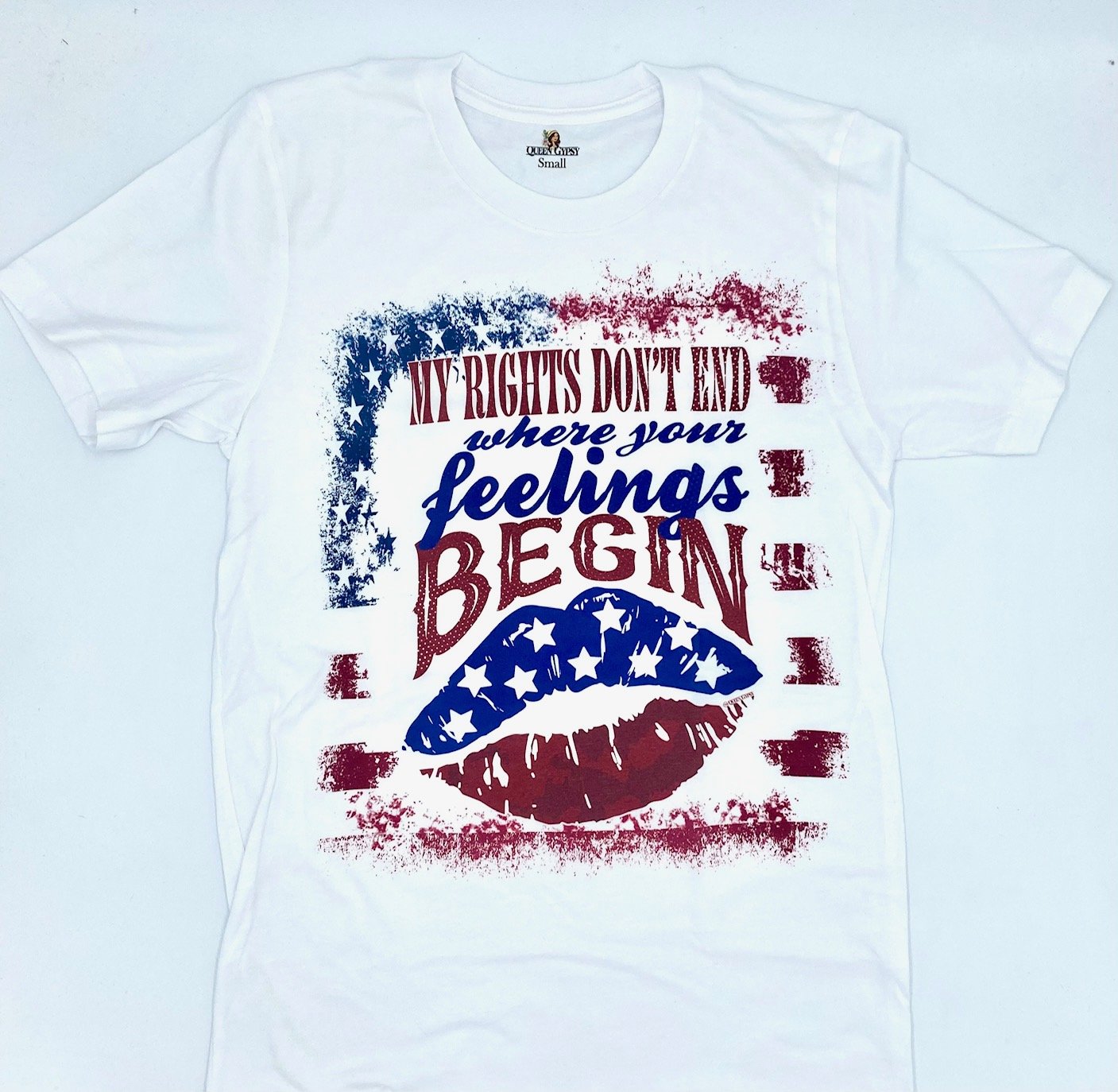 Rights and Feelings T-shirt on White