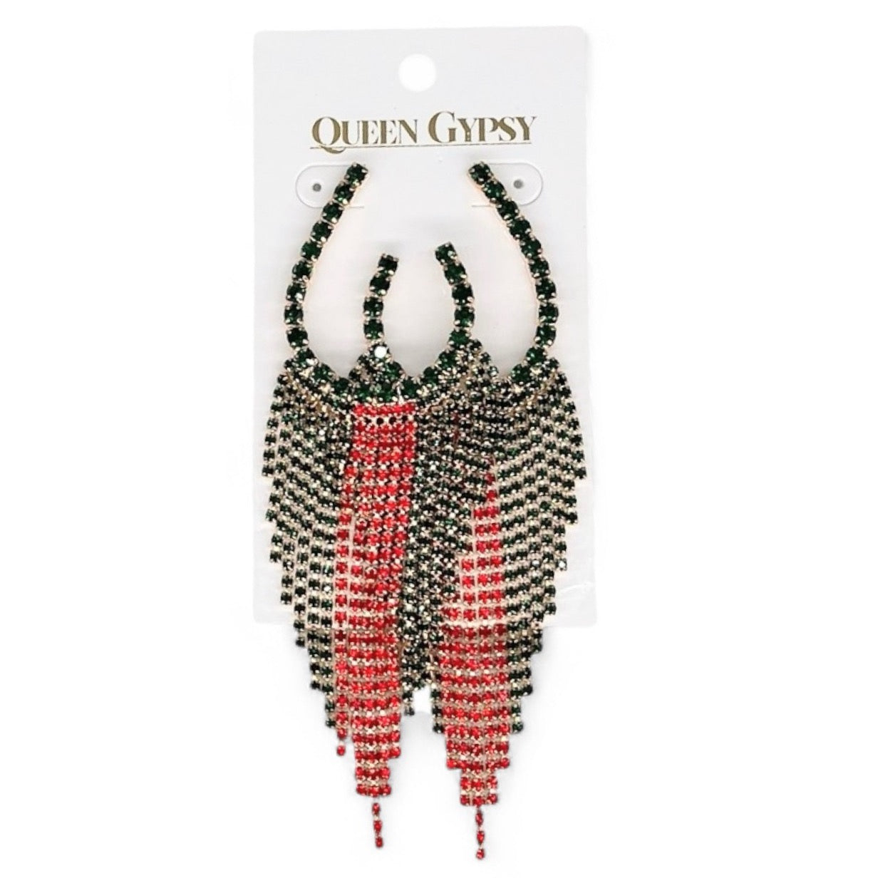 Inspired Pave' Crystal Chandelier earrings