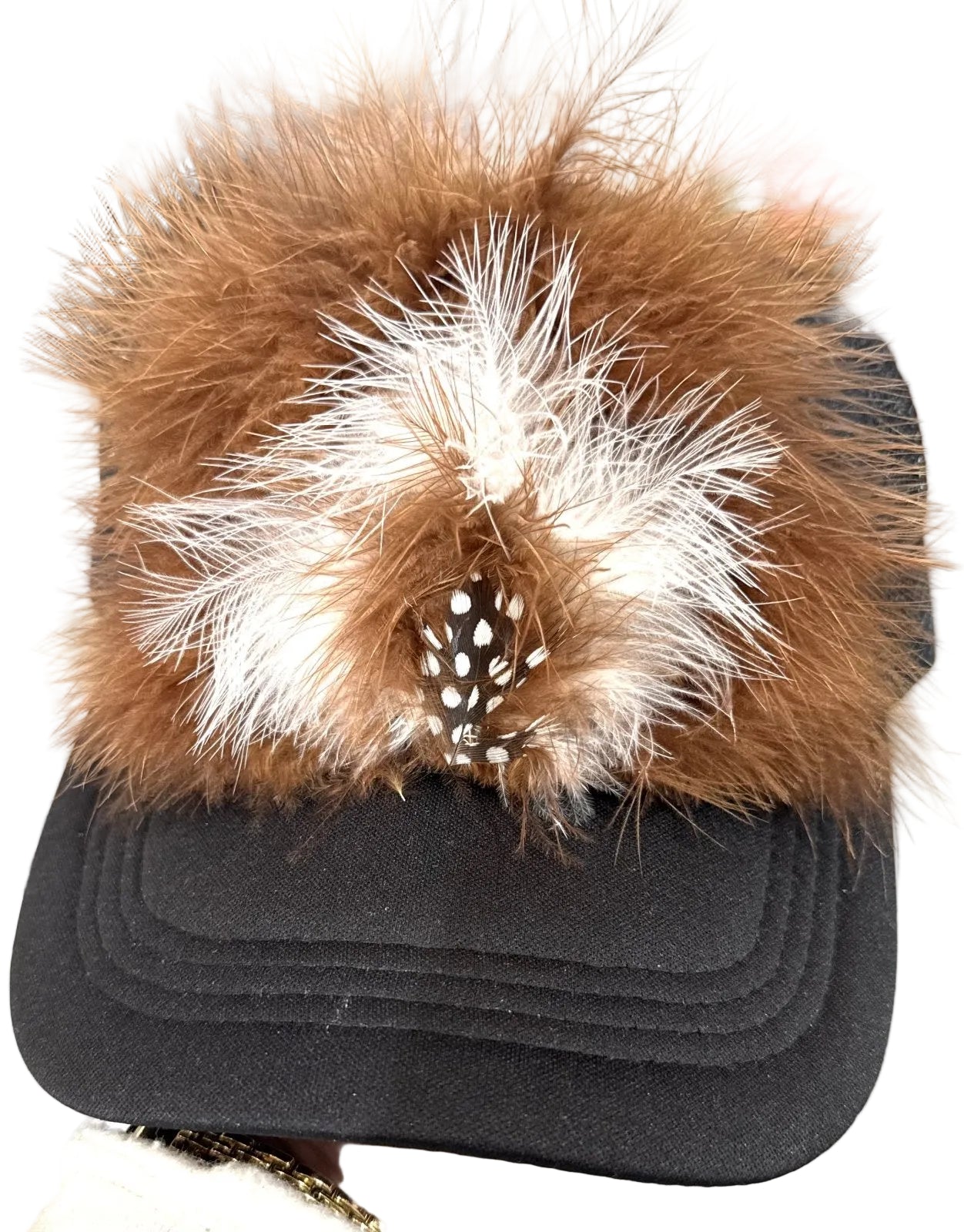Feather Trucker Hat