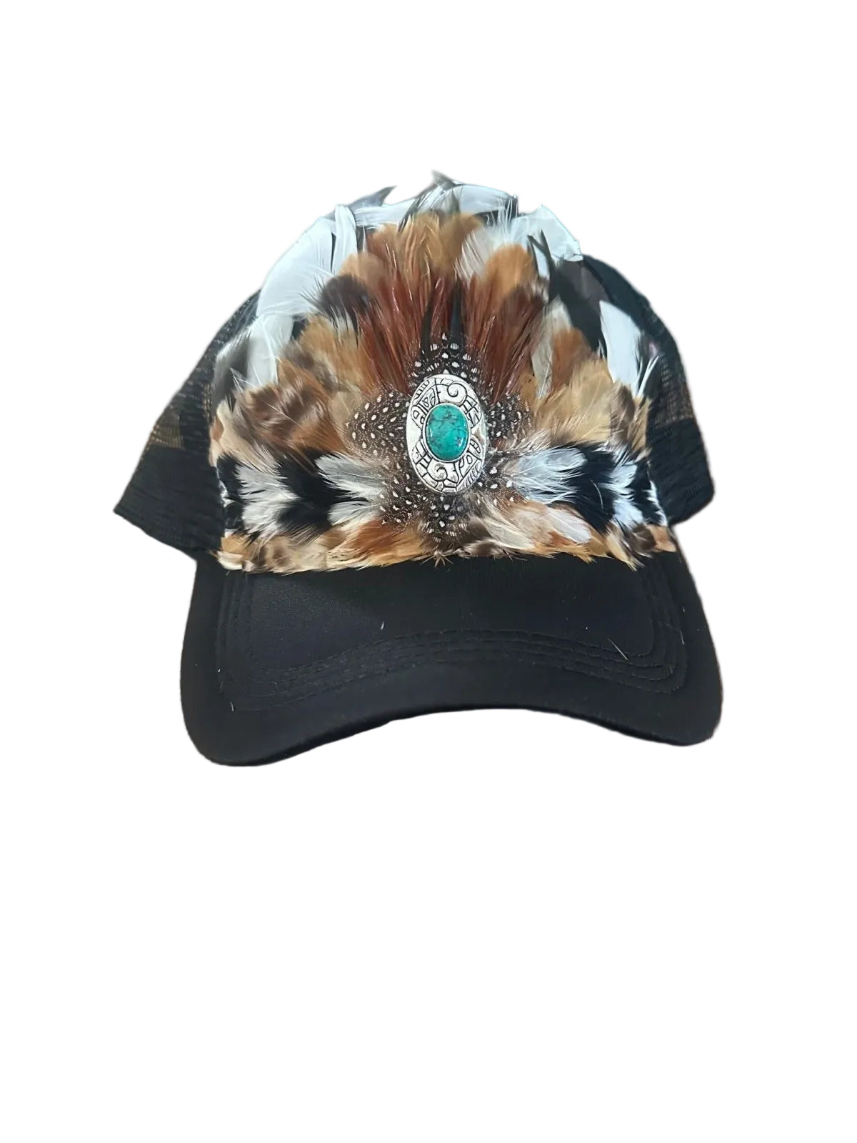Feather Trucker Hat