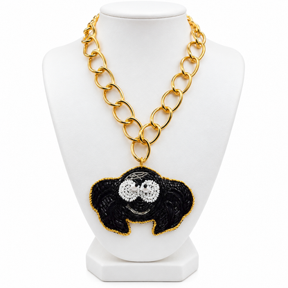 Velvet Halloween Chain Necklace