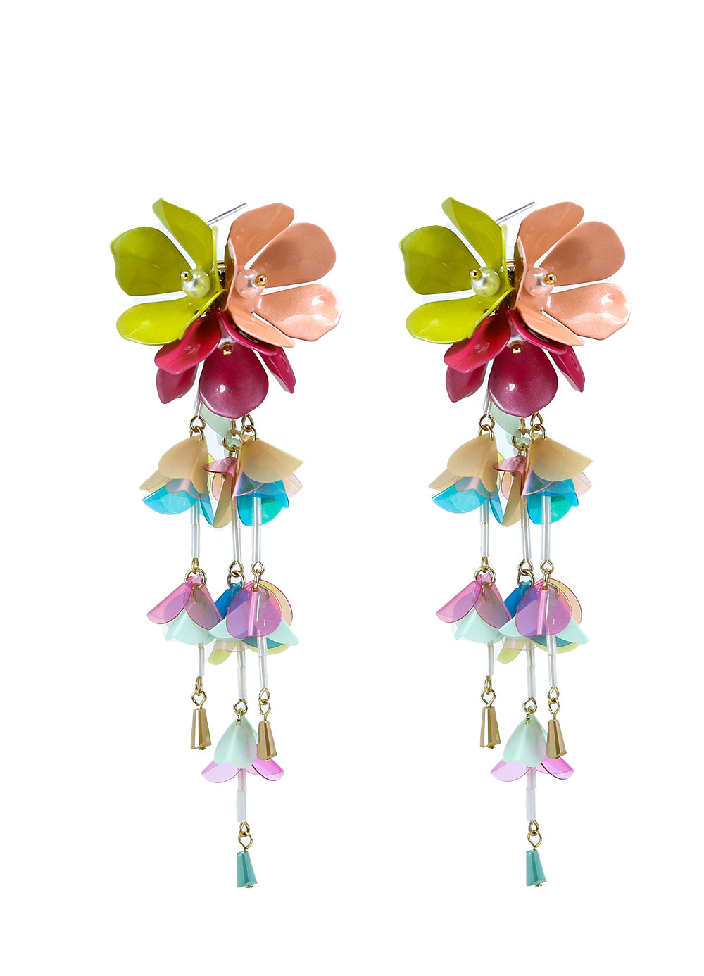 Petal Shower Drop Earrings