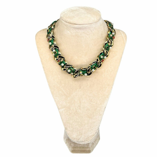 Christmas Chain Braided Necklace