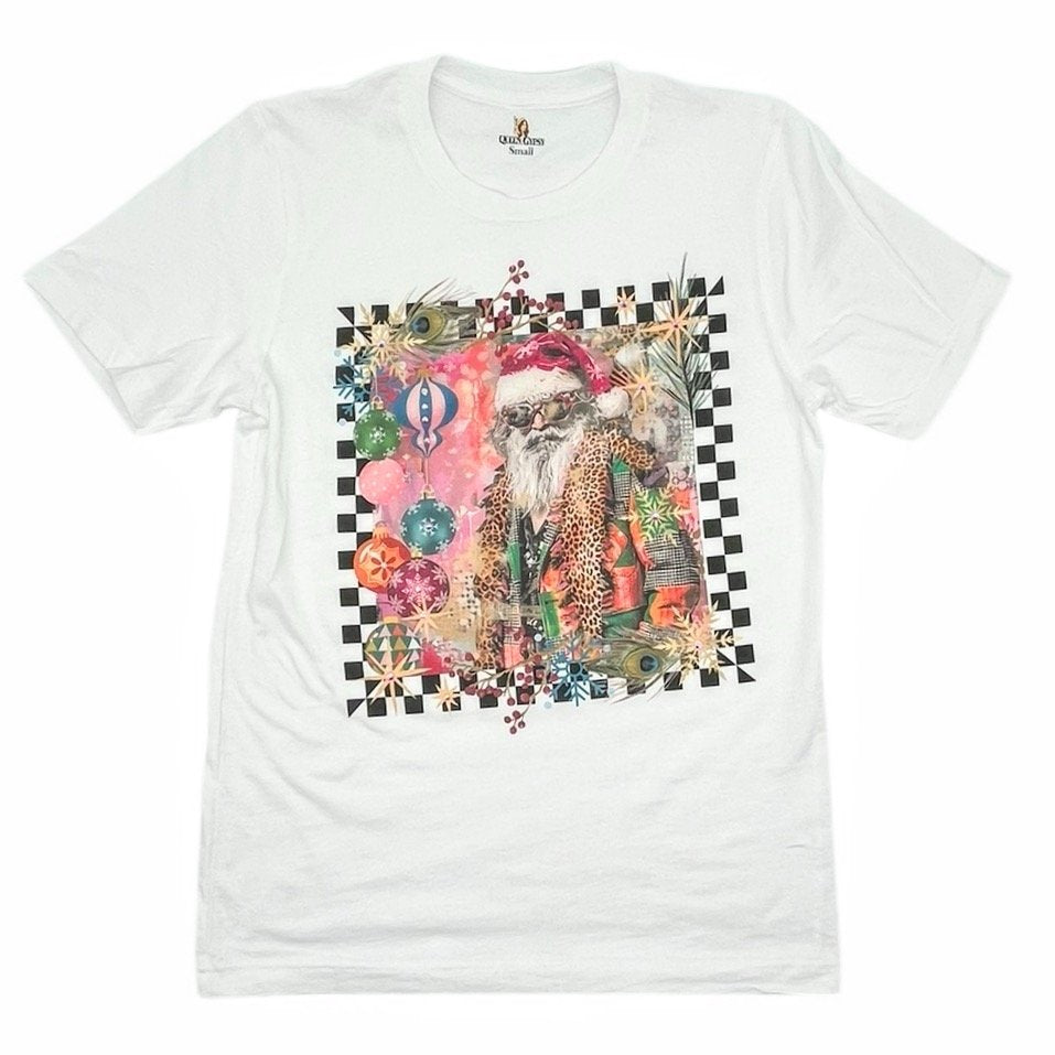  QG- Checkerboard Santa