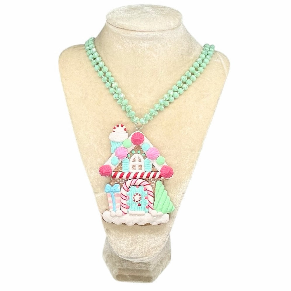 Christmas Cookie Necklace assorted