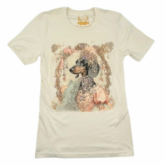 QG-Black/Tan Weenie natural T-TINA
