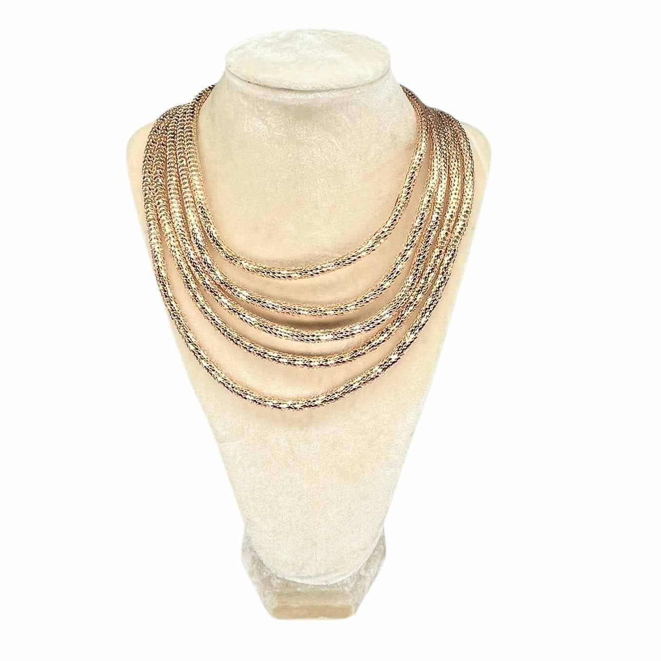5- layer rope chain necklace
