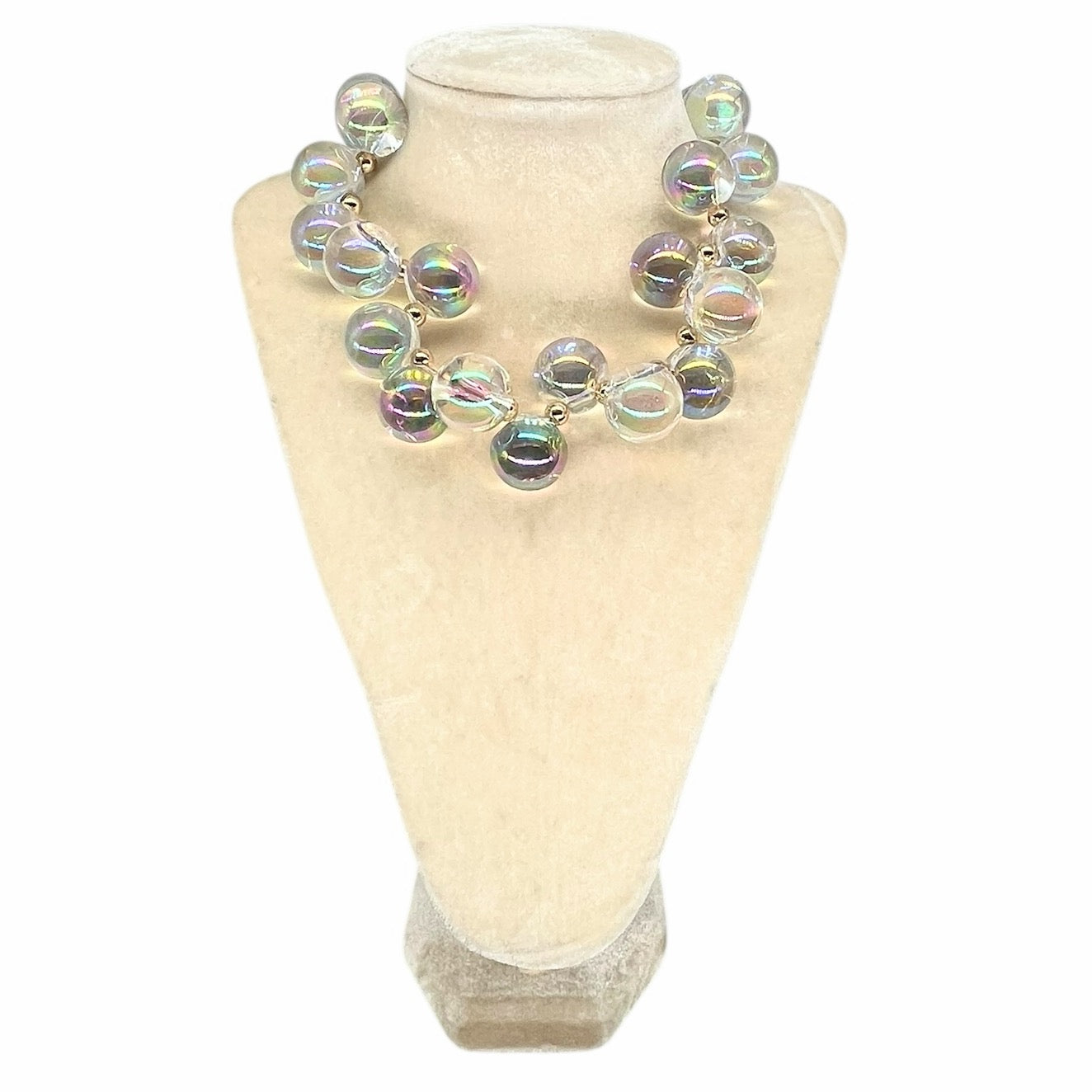 Bubble statement necklace-assorted colors