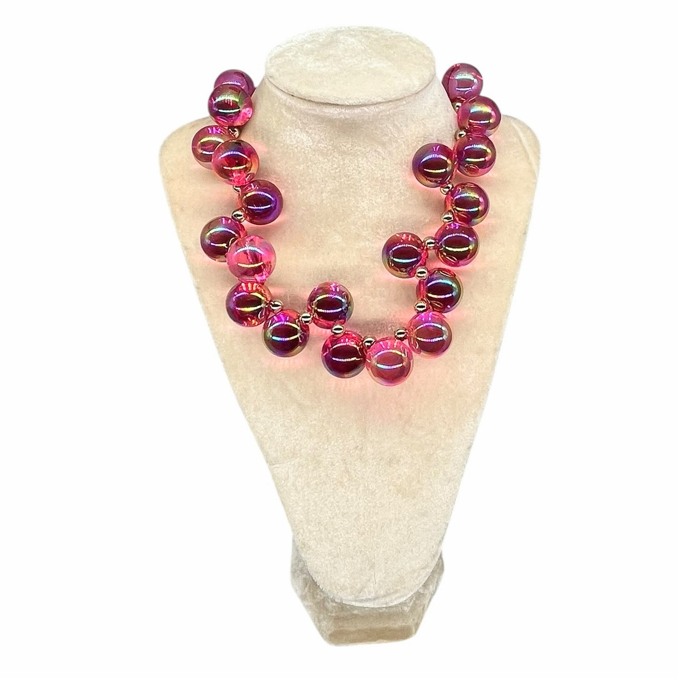 Bubble statement necklace-assorted colors