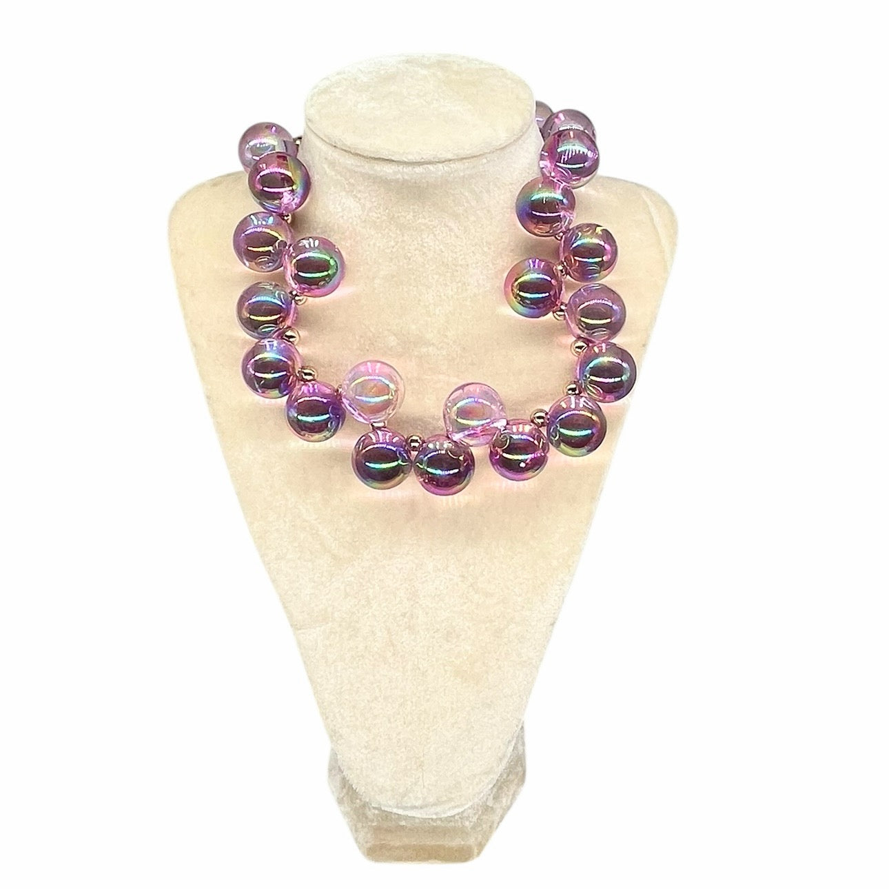 Bubble statement necklace-assorted colors