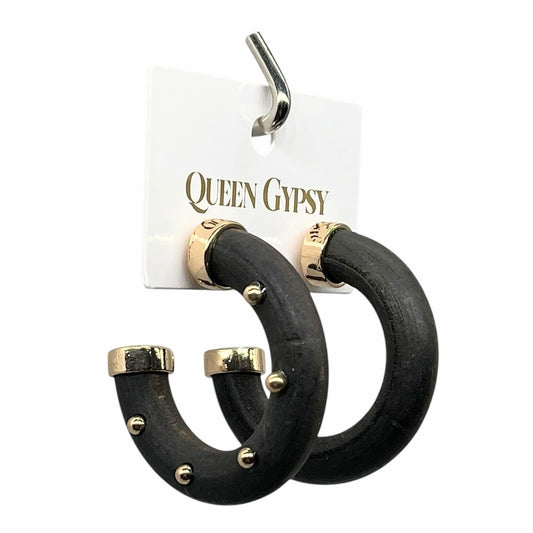 Wooden Stud Hoops