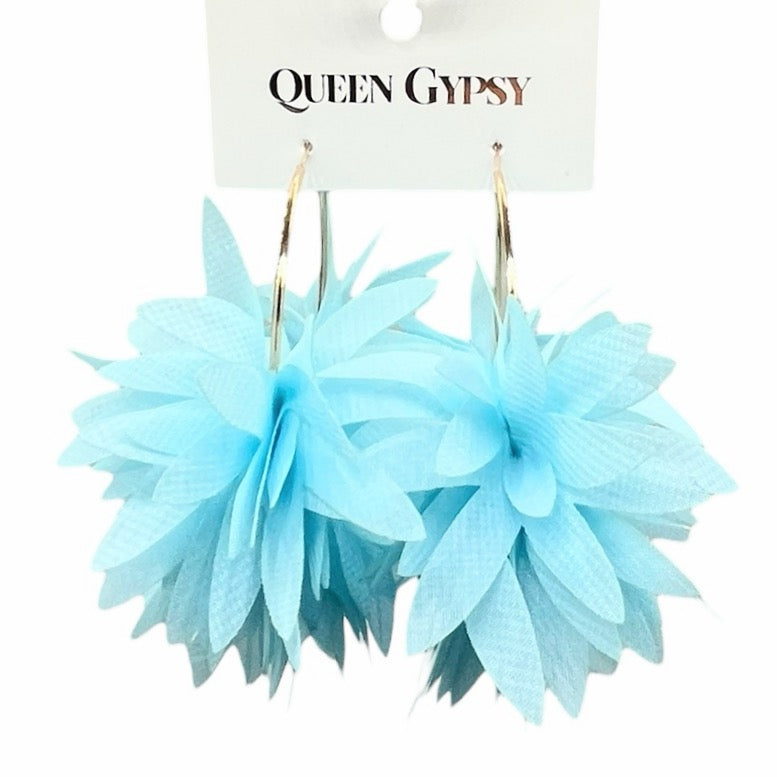 Fabric Flower hoops