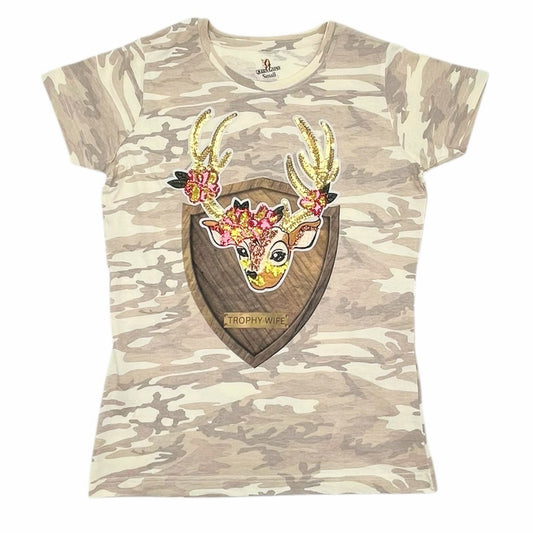 QG-Trophy wife Camo Tshirt