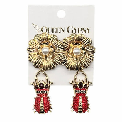 Fancy Beetle earring