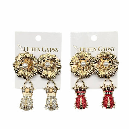 Fancy Beetle earring