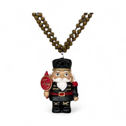 Fat Nutcracker Necklace-Black