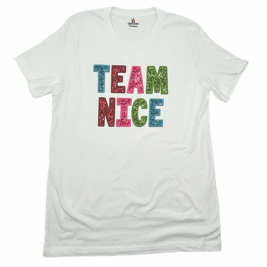 QG-Team Nice Tshirt with crystals
