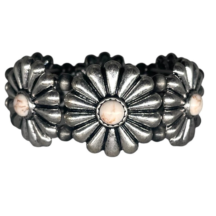 Western Stretch Concho Turq. Inspired Multicolor Assorted 