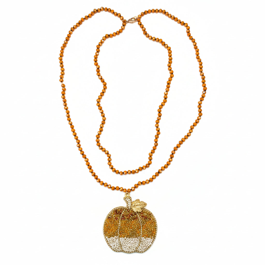 Fall Beaded Necklace Assorted