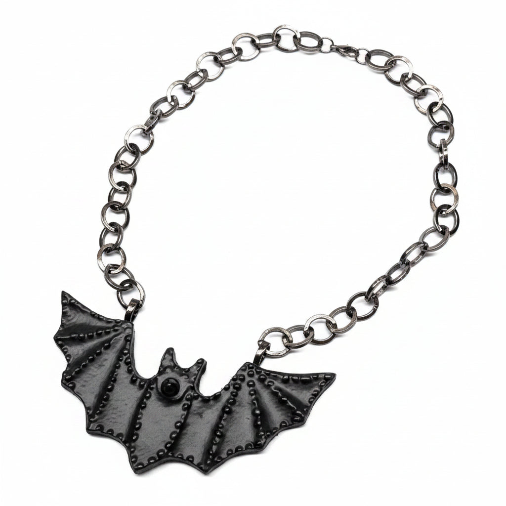 Metal Bat necklace