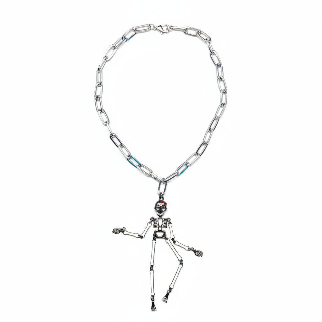 Dangle Skeleton Necklace