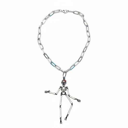 Dangle Skeleton Necklace