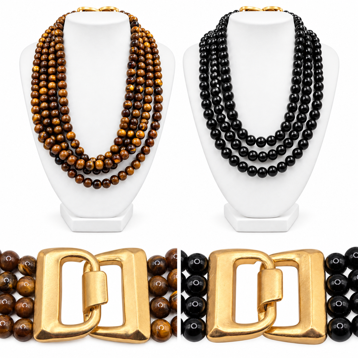 Bold Legacy Multi-Strand Statement Necklaces