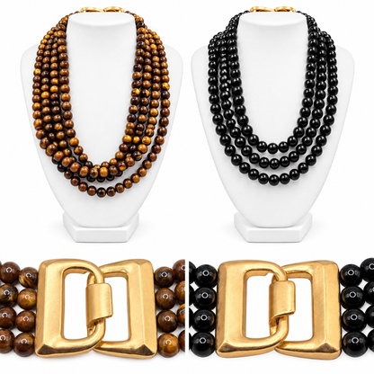 Bold Legacy Multi-Strand Statement Necklaces