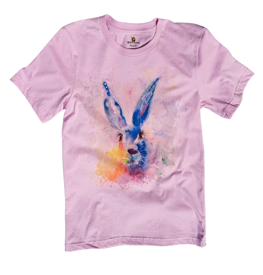 QG Lavender Helene Bunny T-shirt with crystals 