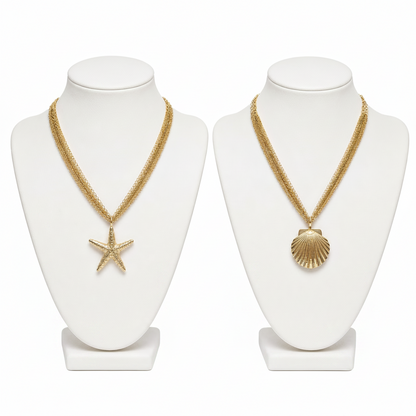 Golden Beach Life Vibes Necklace Assorted