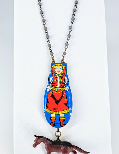 Vintage Cowboy Click Necklace Assorted