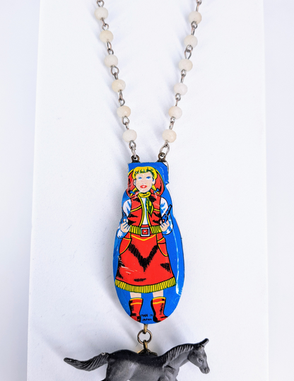 Vintage Cowboy Click Necklace Assorted
