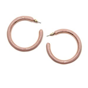 Enamel Hoop Earrings Assorted 1
