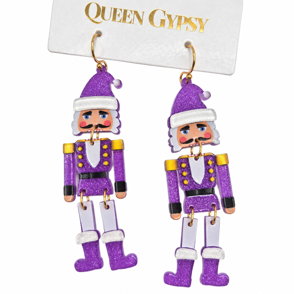 Santa Nutcracker Earrings