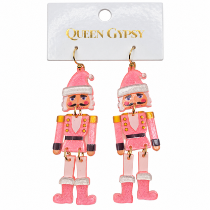 Santa Nutcracker Earrings
