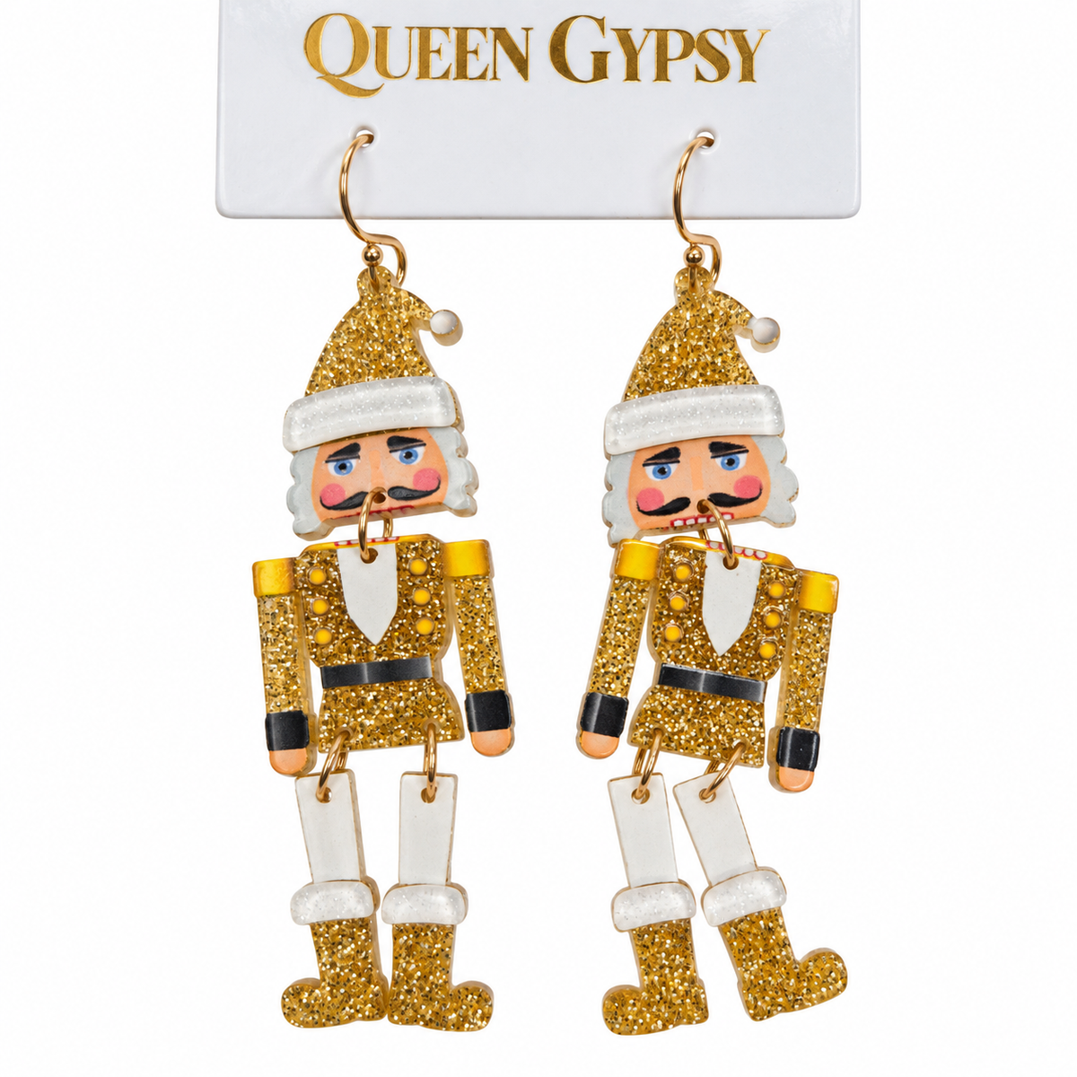 Santa Nutcracker Earrings
