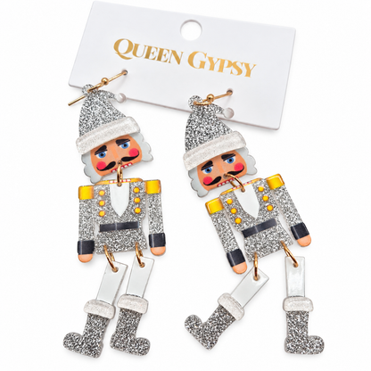 Santa Nutcracker Earrings