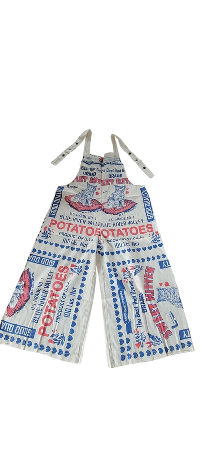 Flour Sack Bib Overalls