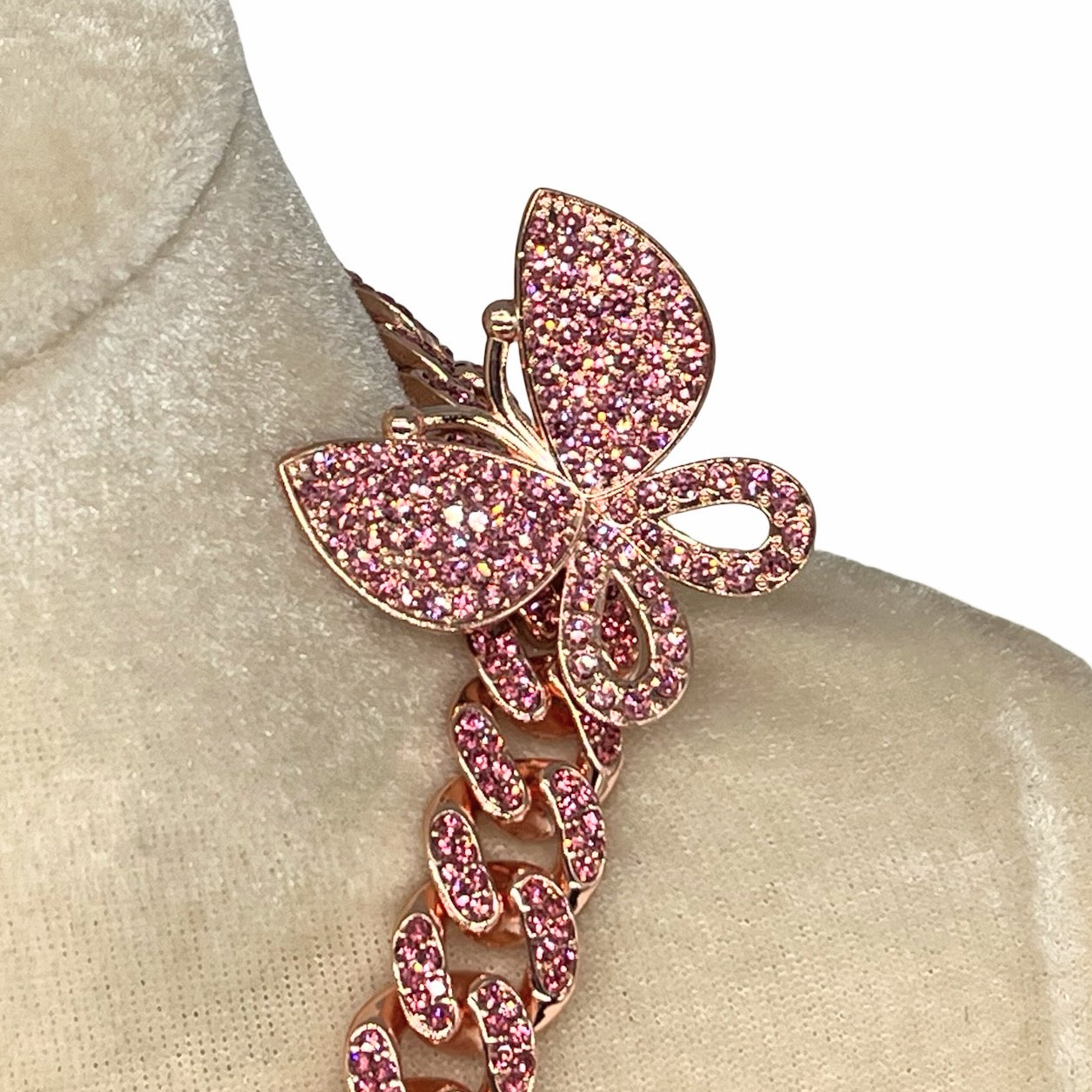 Pave' Butterfly chain