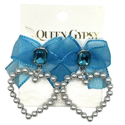 Fancy Heart dangle earrings