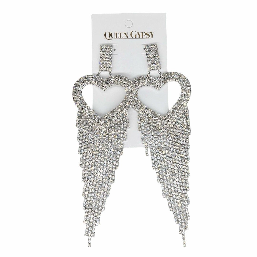 Heart Chandelier earrings 