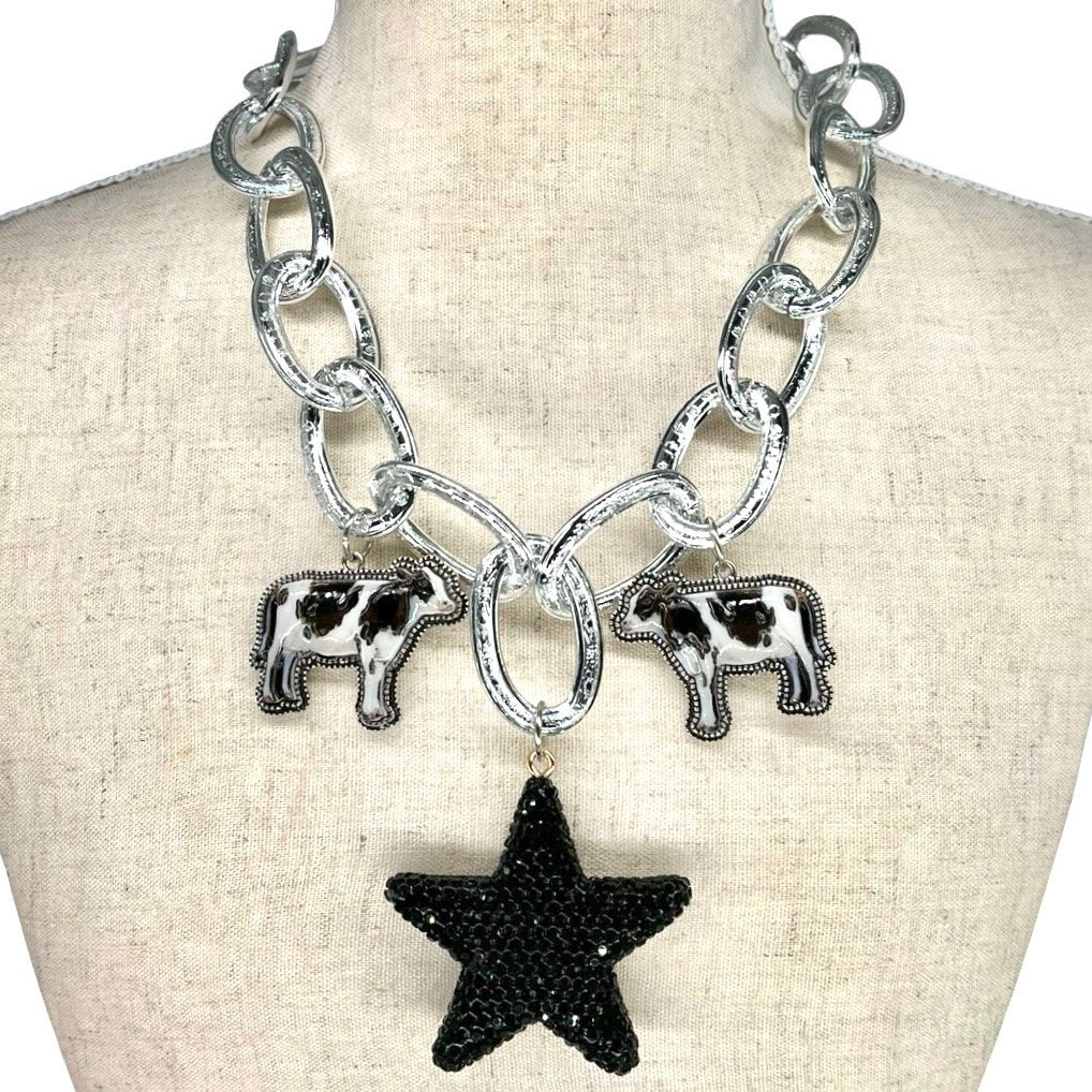Midnight Ranch Charm Necklace
