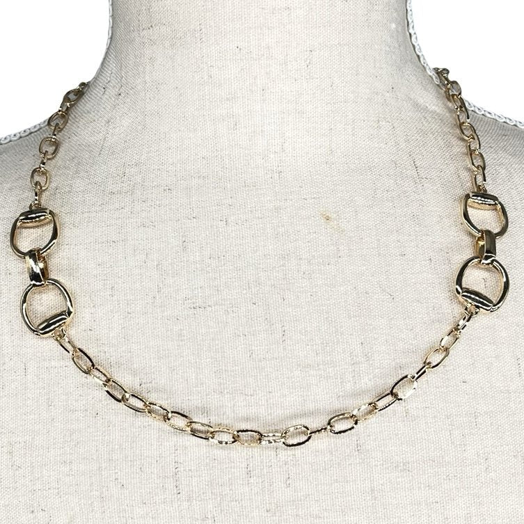 Double Horsebit necklace