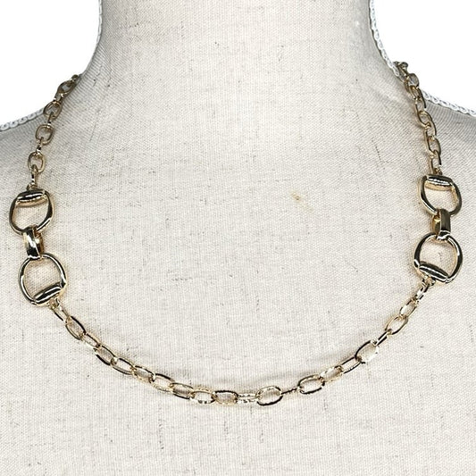 Double Horsebit necklace