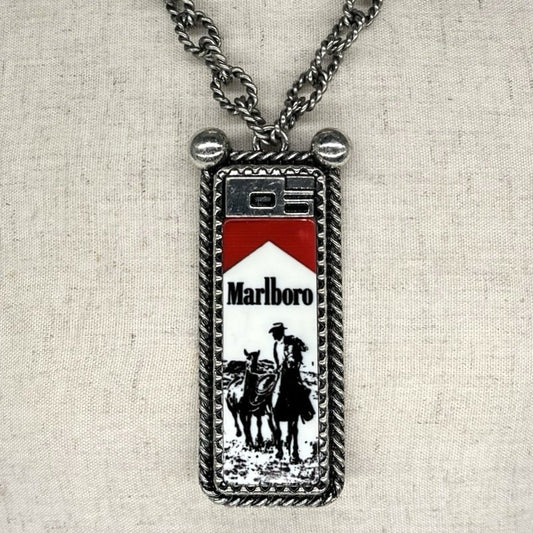 Marlboro lighter necklace