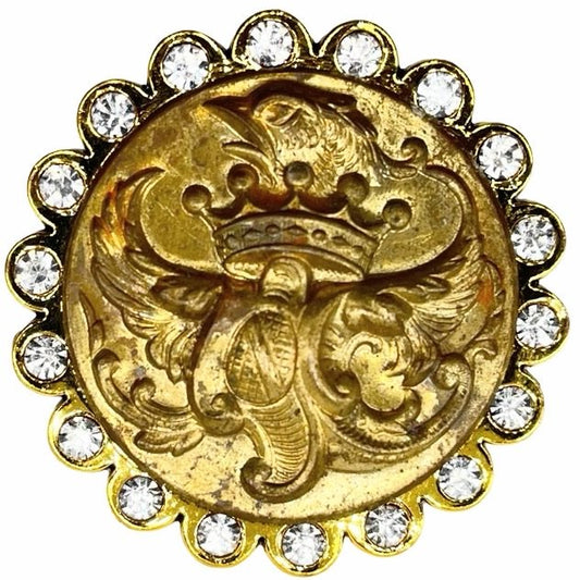 Gold Goddess Bezel Ring