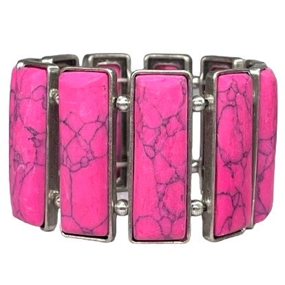 Western Stretch Turq. Bar Inspired Multicolor Assorted 