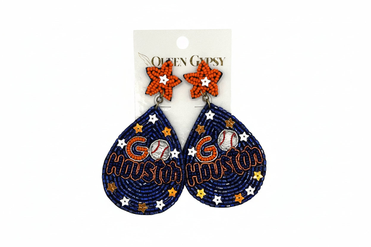 Astros Beaded assorted earrings
