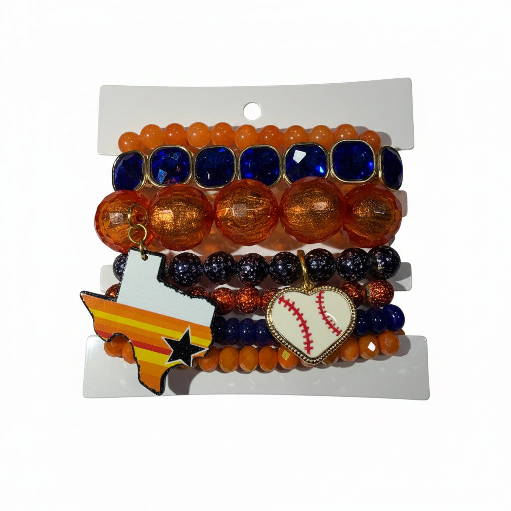 Space City Swing Bracelet Stack