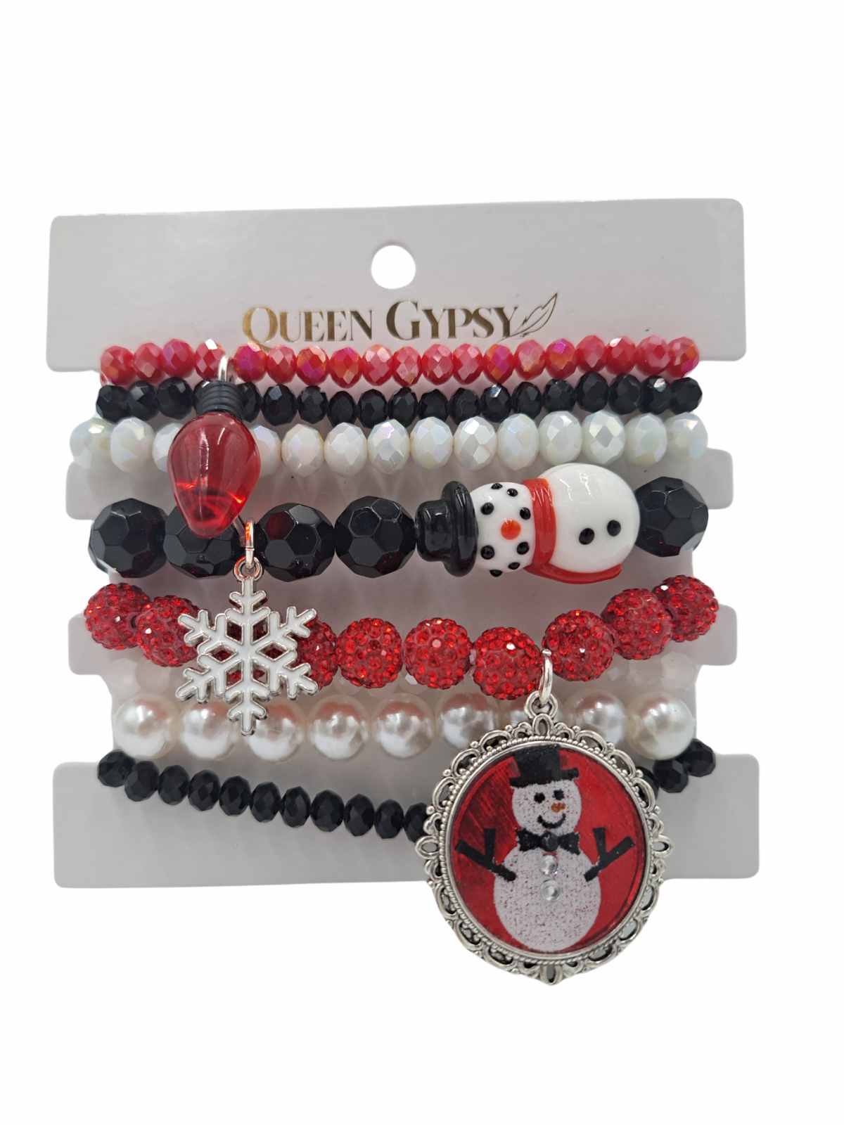 Red Snowman Stack